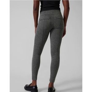 Athleta Delancey Herringbone Tight in Black Abalone Grey Size XS